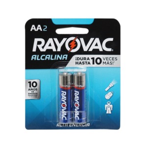 PILA RAYOVAC (ALCALINA AA BLISTER CON 2 PIEZAS) PILA RAYOVAC (ALCALINA AA BLISTER CON 2 PIEZAS)
