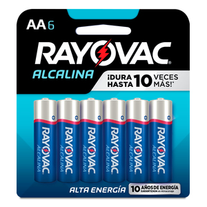 PILA RAYOVAC (ALCALINA AA BLISTER CON 6 PIEZAS) PILA RAYOVAC (ALCALINA AA BLISTER CON 6 PIEZAS)