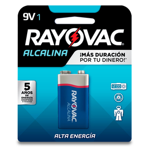 PILA RAYOVAC ALCALINA CUADRADA 9V BLISTER 1 PIEZA PILA RAYOVAC ALCALINA CUADRADA 9V BLISTER 1 PIEZA