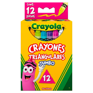 CAJA DE CRAYONES CRAYOLA (DE CERA, TRIANGULARES) CAJA DE CRAYONES CRAYOLA (DE CERA, TRIANGULARES)