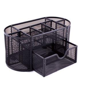 ORGANIZADOR DE ESCRITORIO (MESH, NEGRO) ORGANIZADOR DE ESCRITORIO (MESH, NEGRO)