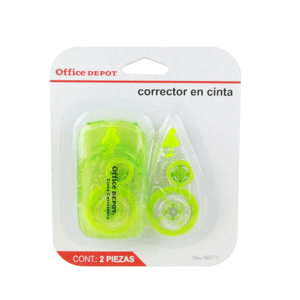 CORRECTOR EN CINTA OFFICE DEPOT (CON REPUESTO) CORRECTOR EN CINTA OFFICE DEPOT (CON REPUESTO)