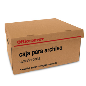 CAJA PARA ARCHIVO OFFICE DEPOT (CARTA) CAJA PARA ARCHIVO OFFICE DEPOT (CARTA)