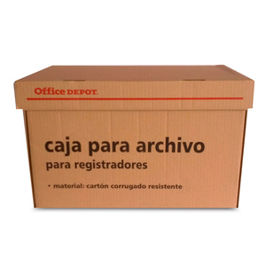 CAJA PARA ARCHIVO OFFICE DEPOT (CARTA) CAJA PARA ARCHIVO OFFICE DEPOT (CARTA)