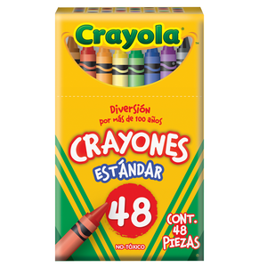 CAJA DE CRAYONES CRAYOLA (DE CERA, 48 COLORES) CAJA DE CRAYONES CRAYOLA (DE CERA, 48 COLORES)