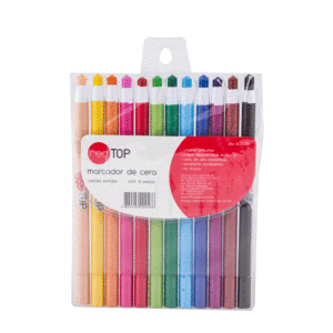 ESTUCHE DE CRAYONES RED TOP (12 COLORES, DE CERA) ESTUCHE DE CRAYONES RED TOP (12 COLORES, DE CERA)