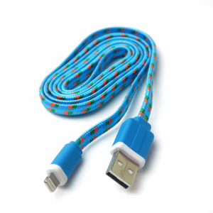 CABLE USB SPECTRA LIGHTNING (1 METRO, AZUL) CABLE USB SPECTRA LIGHTNING (1 METRO, AZUL)