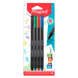 ROTULADOR FINO GRAPH PEPS FANCY B/4 ROTULADOR FINO GRAPH PEPS FANCY B/4