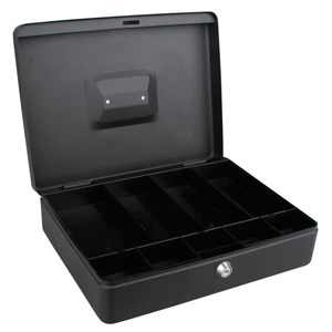 CAJA PARA DINERO STUDMARK (12P, NEGRA, CON LLAVES) CAJA PARA DINERO STUDMARK (12P, NEGRA, CON LLAVES)