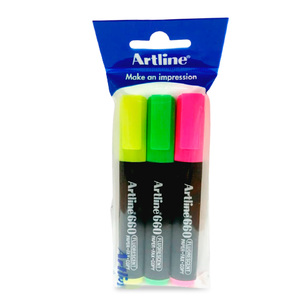 MARCATEXTO ARTLINE (BLISTER CON 3 UNIDADES) MARCATEXTO ARTLINE (BLISTER CON 3 UNIDADES)