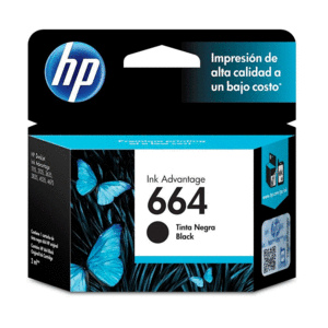 CARTUCHO DE TINTA HP 664 NEGRA ORIGINAL CARTUCHO DE TINTA HP 664 NEGRA ORIGINAL