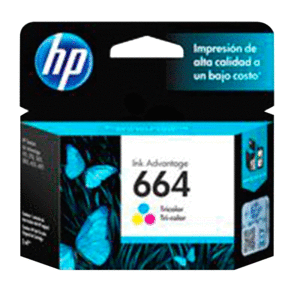 CARTUCHO DE TINTA HP 664 TRICOLOR ORIGINAL CARTUCHO DE TINTA HP 664 TRICOLOR ORIGINAL