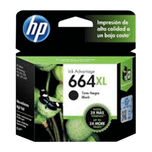 CARTUCHO DE TINTA HP 664XL NEGRA ORIGINAL CARTUCHO DE TINTA HP 664XL NEGRA ORIGINAL
