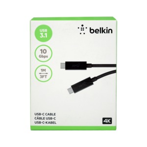 CABLE BELKIN USB 3.1 (TIPO C/TIPO C, PARA SAMSUNG) CABLE BELKIN USB 3.1 (TIPO C/TIPO C, PARA SAMSUNG)
