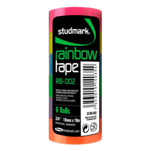TAPE ADHESIVO STUDMARK (PAQUETE DE 6 ROLLOS) TAPE ADHESIVO STUDMARK (PAQUETE DE 6 ROLLOS)