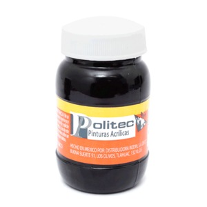 PINTURA ACRILIICA NEGRO INTENSO POLITEC N302 100ML PINTURA ACRILIICA NEGRO INTENSO POLITEC N302 100ML