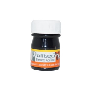 PINTURA ACRILICA NEGRO INTENSO POLITEC N302 20ML PINTURA ACRILICA NEGRO INTENSO POLITEC N302 20ML