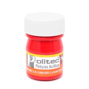 PINTURA ACRILICA ROJO TOLUIDINO POLITEC N309 20ML PINTURA ACRILICA ROJO TOLUIDINO POLITEC N309 20ML