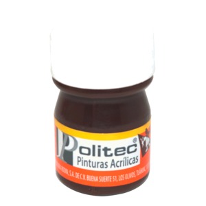 PINTURA ACRILICA SOMBRA CAFE POLITEC N304 20ML PZ PINTURA ACRILICA SOMBRA CAFE POLITEC N304 20ML PZ