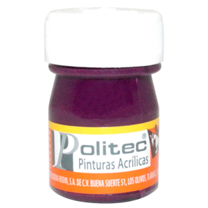 PINTURA ACRILICA MALVA POLITEC 20ML PZ PINTURA ACRILICA MALVA POLITEC 20ML PZ