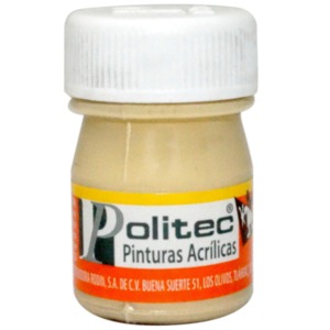 PINTURA ACRILICA CREMA POLITEC 20ML PZ PINTURA ACRILICA CREMA POLITEC 20ML PZ