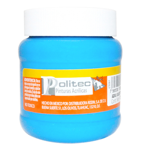 PINTURA ACRILICA AZUL CELESTE POLITEC N313 250ML PINTURA ACRILICA AZUL CELESTE POLITEC N313 250ML