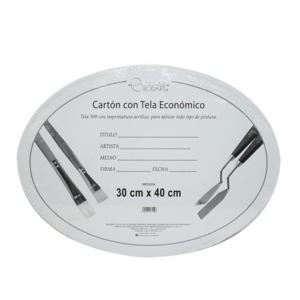 CARTON CON TELA (OVAL, 30*40 CENTIMETROS, PIEZA) CARTON CON TELA (OVAL, 30*40 CENTIMETROS, PIEZA)