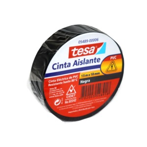 CINTA DE AISLAR PROFESIONAL (COLOR NEGRO) CINTA DE AISLAR PROFESIONAL (COLOR NEGRO)