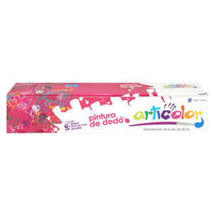 ESTUCHE DE PINTURA DE DEDOS ARTICOLOR(6 COLORES9 ESTUCHE DE PINTURA DE DEDOS ARTICOLOR(6 COLORES9