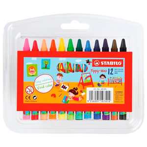 STABILO CRAYON DE CERA BLISTER 12U STABILO CRAYON DE CERA BLISTER 12U
