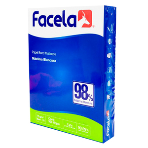 RESMA PAPEL BOND FACELA TAMAÑO CARTA 8.5X11, 75GR RESMA PAPEL BOND FACELA TAMAÑO CARTA 8.5X11, 75GR