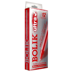 BOLIGRAFO BOLIK ULTRA CAJILLA DE 12 UNIDADES COLOR BOLIGRAFO BOLIK ULTRA CAJILLA DE 12 UNIDADES COLOR