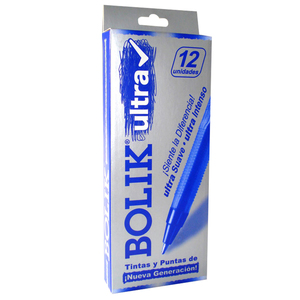 BOLIGRAFO BOLIK ULTRA CAJILLA DE 12 UNIDADES COLOR BOLIGRAFO BOLIK ULTRA CAJILLA DE 12 UNIDADES COLOR
