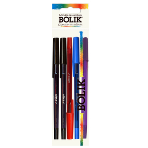 BOLIGRAFOS BOLIK ULTRA 4PK (2 NEGROS, 1 AZUL, 1 BOLIGRAFOS BOLIK ULTRA 4PK (2 NEGROS, 1 AZUL, 1