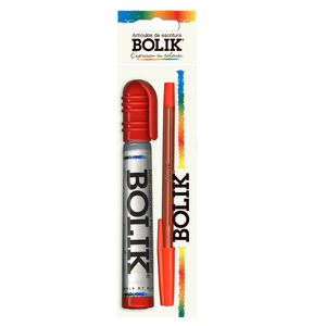 MARCADOR PERMANENTE BOLIK ROJO 1PACK +1GRATIS MARCADOR PERMANENTE BOLIK ROJO 1PACK +1GRATIS