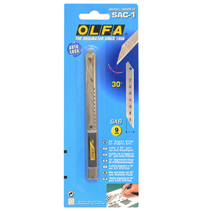 CUCHILLA OLFA SAC-1 CON REPUESTO ANGULO DE 30 CUCHILLA OLFA SAC-1 CON REPUESTO ANGULO DE 30