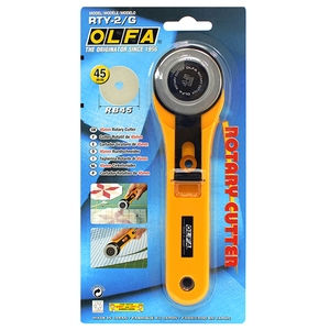 CUCHILLA OLFA ROTATIVA RTY-2/G CON REPUESTO 45MM CUCHILLA OLFA ROTATIVA RTY-2/G CON REPUESTO 45MM