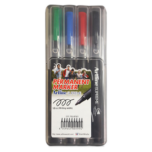 ESTUCHE MARCADOR PERMANENTE ARTLINE SUPREME 4PK ESTUCHE MARCADOR PERMANENTE ARTLINE SUPREME 4PK