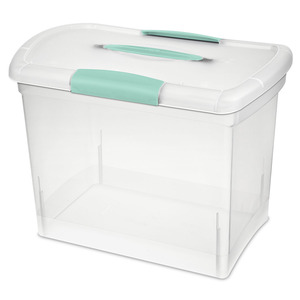 CAJA PLASTICA PORTATIL PARA ARCHIVO PERSONAL C/T CAJA PLASTICA PORTATIL PARA ARCHIVO PERSONAL C/T