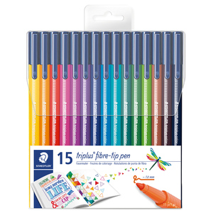 MARCADORES TRIPLUS STAEDTLER 15U (PERMANENTE) MARCADORES TRIPLUS STAEDTLER 15U (PERMANENTE)