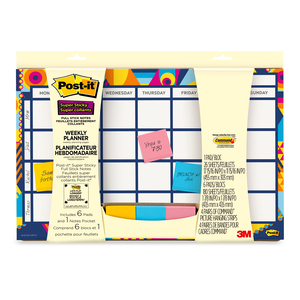 POST-IT SUPER STICKY PLANIFICADOR SEMANAL POST-IT SUPER STICKY PLANIFICADOR SEMANAL