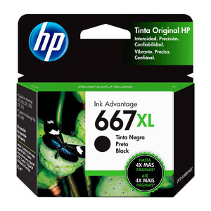 CARTUCHO DE TINTA HP 667XL NEGRA ORIGINAL CARTUCHO DE TINTA HP 667XL NEGRA ORIGINAL