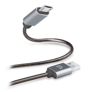 CABLE ARGOM TECHARG-CB-0026GR SPRING MICRO USB CABLE ARGOM TECHARG-CB-0026GR SPRING MICRO USB