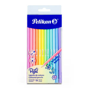 LAPICES DE COLOR PELIKAN PASTEL 12U LAPICES DE COLOR PELIKAN PASTEL 12U