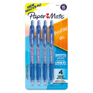BOLIGRAFO GEL PAPER MATE AZUL 0.7MM 4U BOLIGRAFO GEL PAPER MATE AZUL 0.7MM 4U