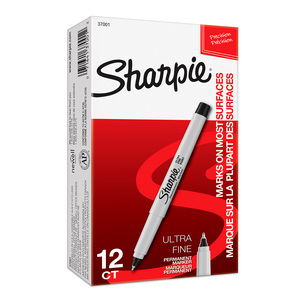 MARCADOR SHARPIE NEGRO PUNTA ULTRA FINA 12U MARCADOR SHARPIE NEGRO PUNTA ULTRA FINA 12U