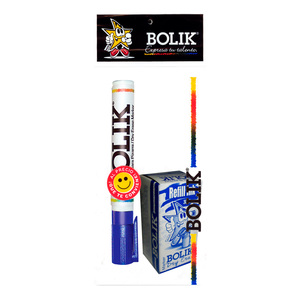 MARCADOR PARA PIZARRA BOLIK AZUL RECARGABLE MARCADOR PARA PIZARRA BOLIK AZUL RECARGABLE