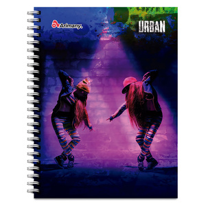 CUADERNO ESPIRAL ARIMANY URBAN CUADROS 100H CUADERNO ESPIRAL ARIMANY URBAN CUADROS 100H