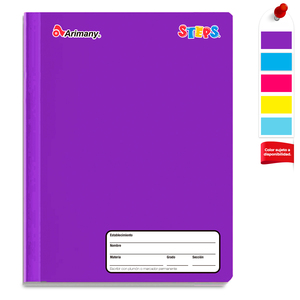 CUADERNO COSIDO ARIMANY STEPS LINEAS 100H CUADERNO COSIDO ARIMANY STEPS LINEAS 100H