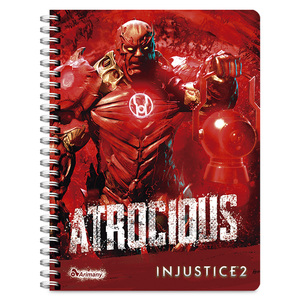 CUADERNO ESPIRAL ARIMANY INJUSTICE LINEAS 100H CUADERNO ESPIRAL ARIMANY INJUSTICE LINEAS 100H